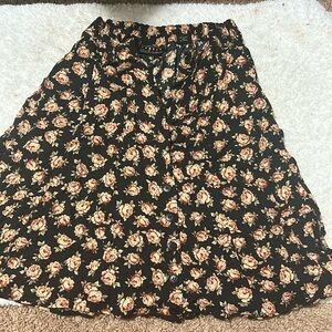 Vintage Express Floral Skirt